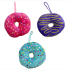 donut 10cm, 3 colors assorted
