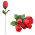 23cm red rose bud