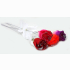 45cm rose bud with glitter,4 colors
