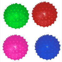 ball with print 4asst (green, blue, pink, red) 15cm