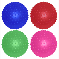 ball with print 4asst (green, blue, pink, red)  30cm