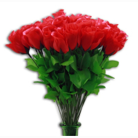 Rose Rose - Rosenknospe nur ROT ca 47 cm