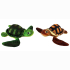 Schildkröte 2-farbig sortiert ca 28x36cm
