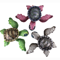Schildkröte 3-farbig sortiert ca 33x47cm