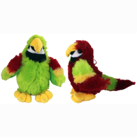 Papagei 2-farbig sortiert ca 25cm