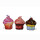 Cupcake 6-fach sortiert ca 23cm