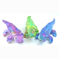 Plush lizard 3 colors assorted approx 55 cm