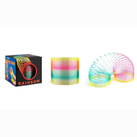 Regenbogenspirale in Box ca 7x5,5x5,5cm