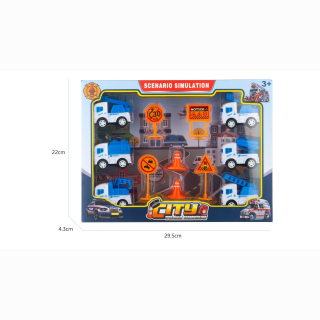 Feuerwehr 13 Teiliges-Set  im Box verpackt ca 22x29,5x4,3cm