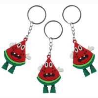 Wassermelone ca 6x4cm an Schlüsselkette