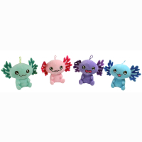 Axolotl 4 Farben sortiert ca 21cm