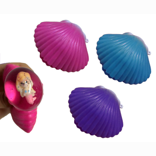 Muschel Squishy ca 9x7x5cm