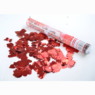 Party Popper, large confetti, red, 40 cm