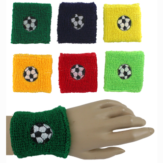 Sweatband soccer 6-colored assorted approx. 7cm