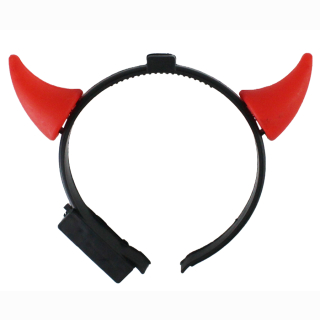 Devil horns with light - battery operated - approx 17.5 x 14 cm