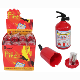 Sharpener fire extinguisher in the counter display - approx 7x3 cm