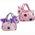 Unicorn in carrying bag 2-colored assorted approx 22cm