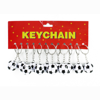 Football metal on key chain approx. 2.5 cm