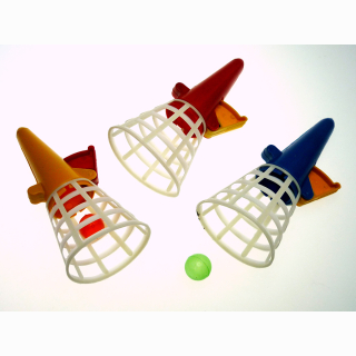Fangbecher Fangballspiel im Beutel - ca 12 cm