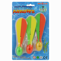 Diving arrow, 3 pieces set on card, 25 x 15 cm (price per...