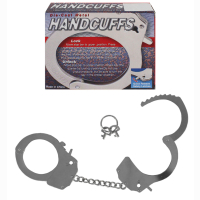 Metal handcuff, in box, with safety lock, Ø 7 cm