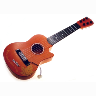 Guitar with 6 strings, in box, 54 cm