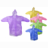 Regenponcho Kinder für Kinder zum Überwerfen mit Kapuze, 3-fach sortiert, im Beutel