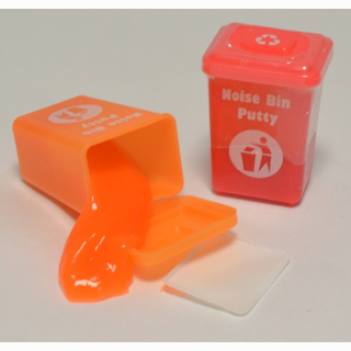 Garbage can putty, 6 assorted, 24 pieces in display, 6 cm
