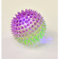 Flashing star ball with 2 colours, 6 assorted, 24 pieces...