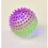 Leucht Noppenball zweifarbig, 6-fach sortiert, 24 Stück im Display, Ø 6 cm