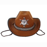 Brown cowboy hat for children