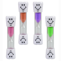 Hourglass teeth 4 colors assorted Toothbrush clock -...